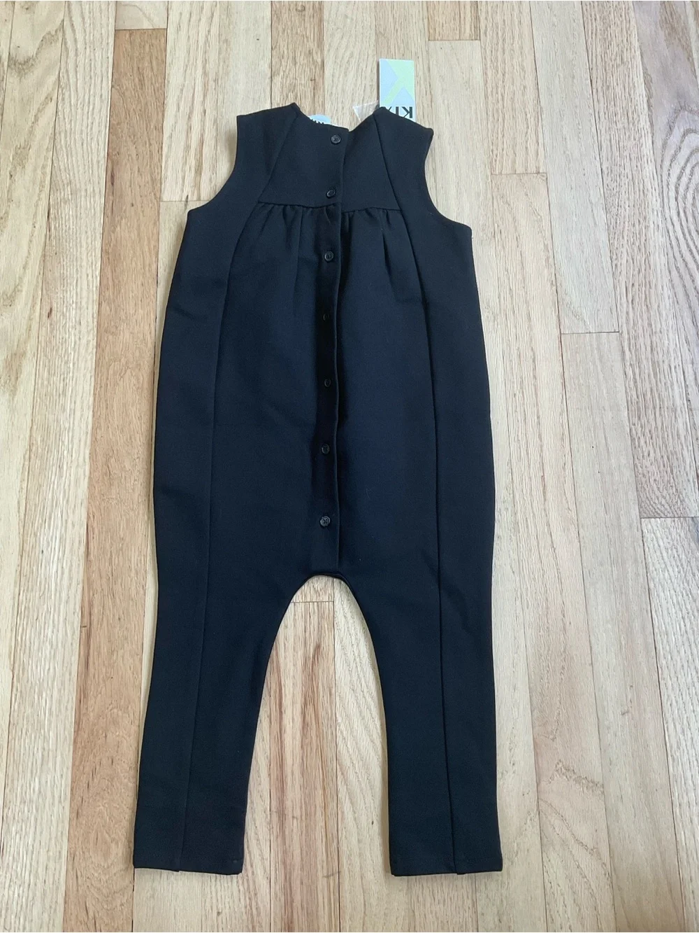 Kix kBlack Sleeveless Baby Jumpsuit